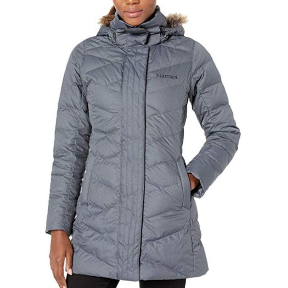 Marmot Jackets & Blazers - Marmot Womens Strollbridge Hooded Fur Trim Coat XS